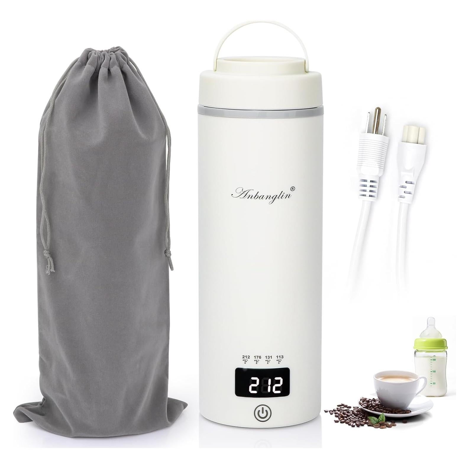 Hervidor Eléctrico de Viaje Anbanglin 500ml 4 Temperaturas