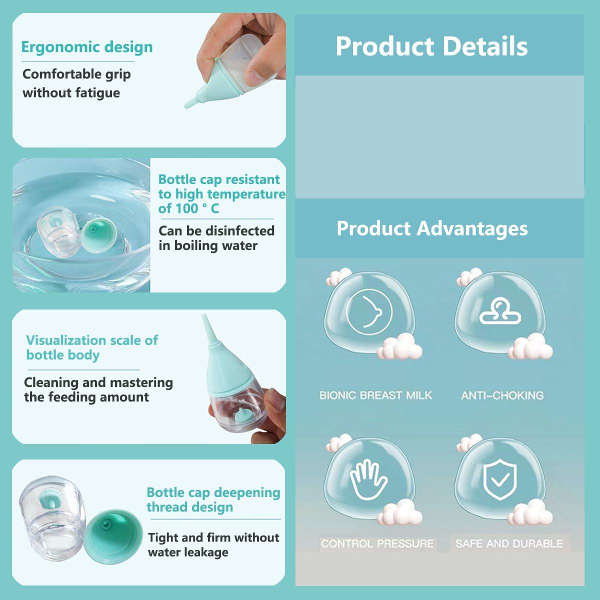 Botella de Alimentación para Gatitos CL 40ml con 3 Pezones