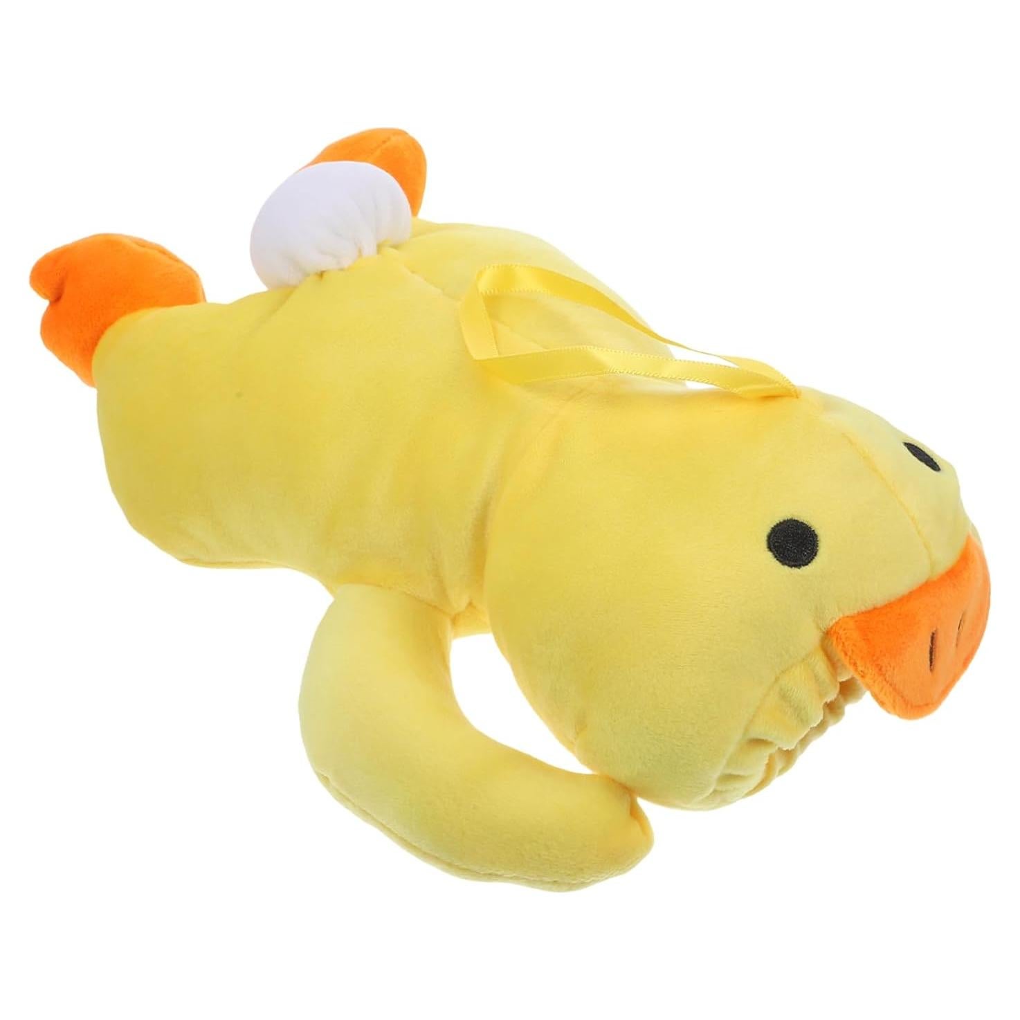 Funda Aislante de Botella de Leche Felpa Amarillo 21x16 cm