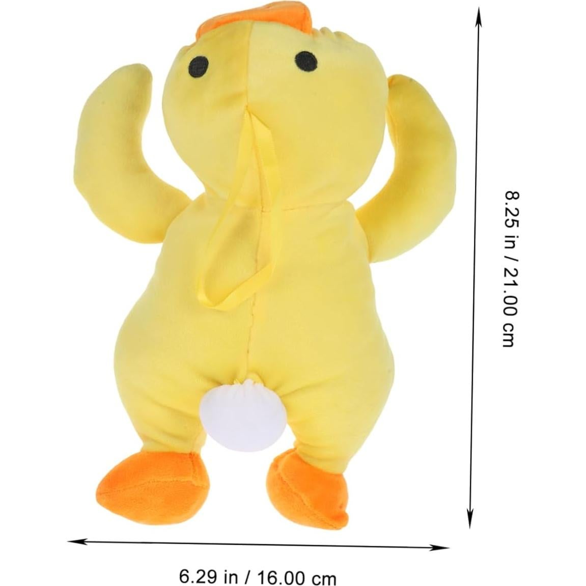 Funda Aislante de Botella de Leche Felpa Amarillo 21x16 cm