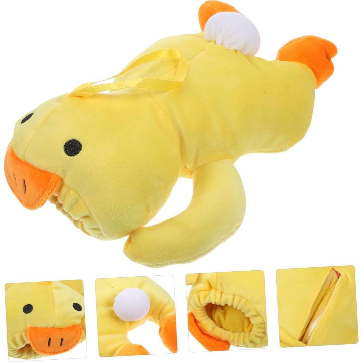 Funda Aislante de Botella de Leche Felpa Amarillo 21x16 cm