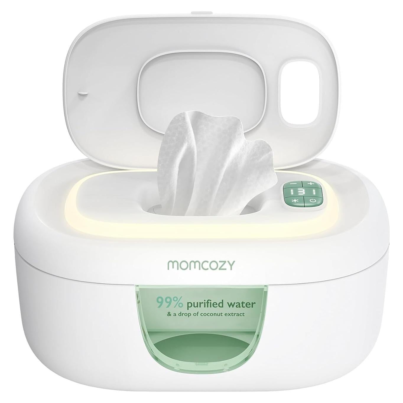 Calentador de Toallitas para Bebés Momcozy, 4 Modos de Temperatura