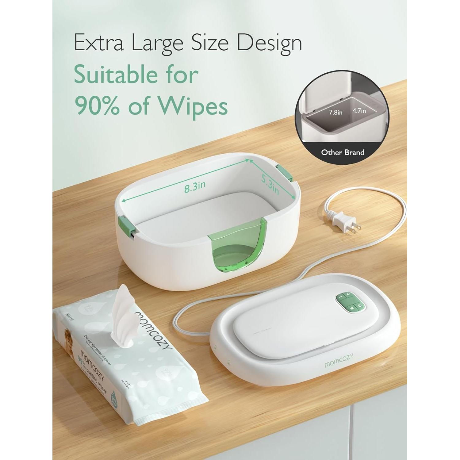 Calentador de Toallitas para Bebés Momcozy, 4 Modos de Temperatura