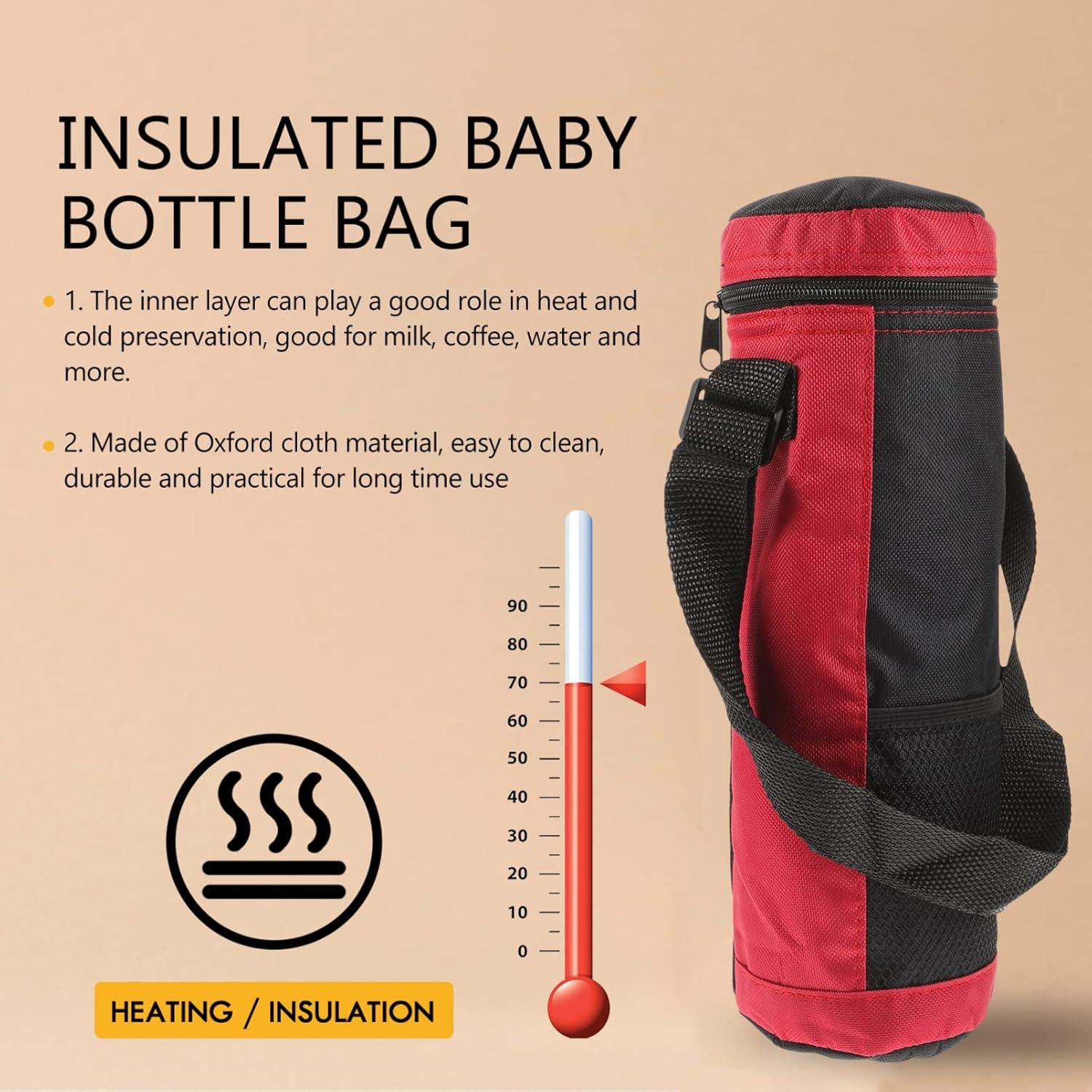 Bolsa Térmica para Biberones Kisangel - Portátil 29x10x10 cm