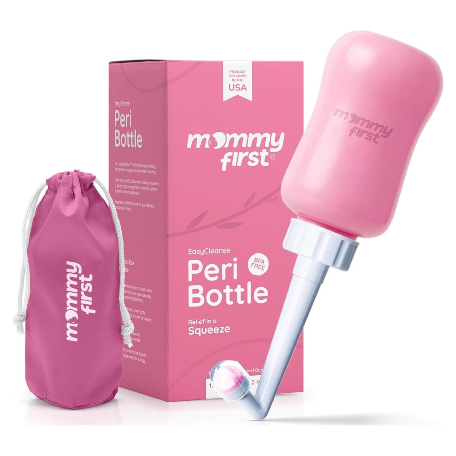 Botella Peri Neomed 12.2 oz Rosa Bebé para Cuidado Postparto