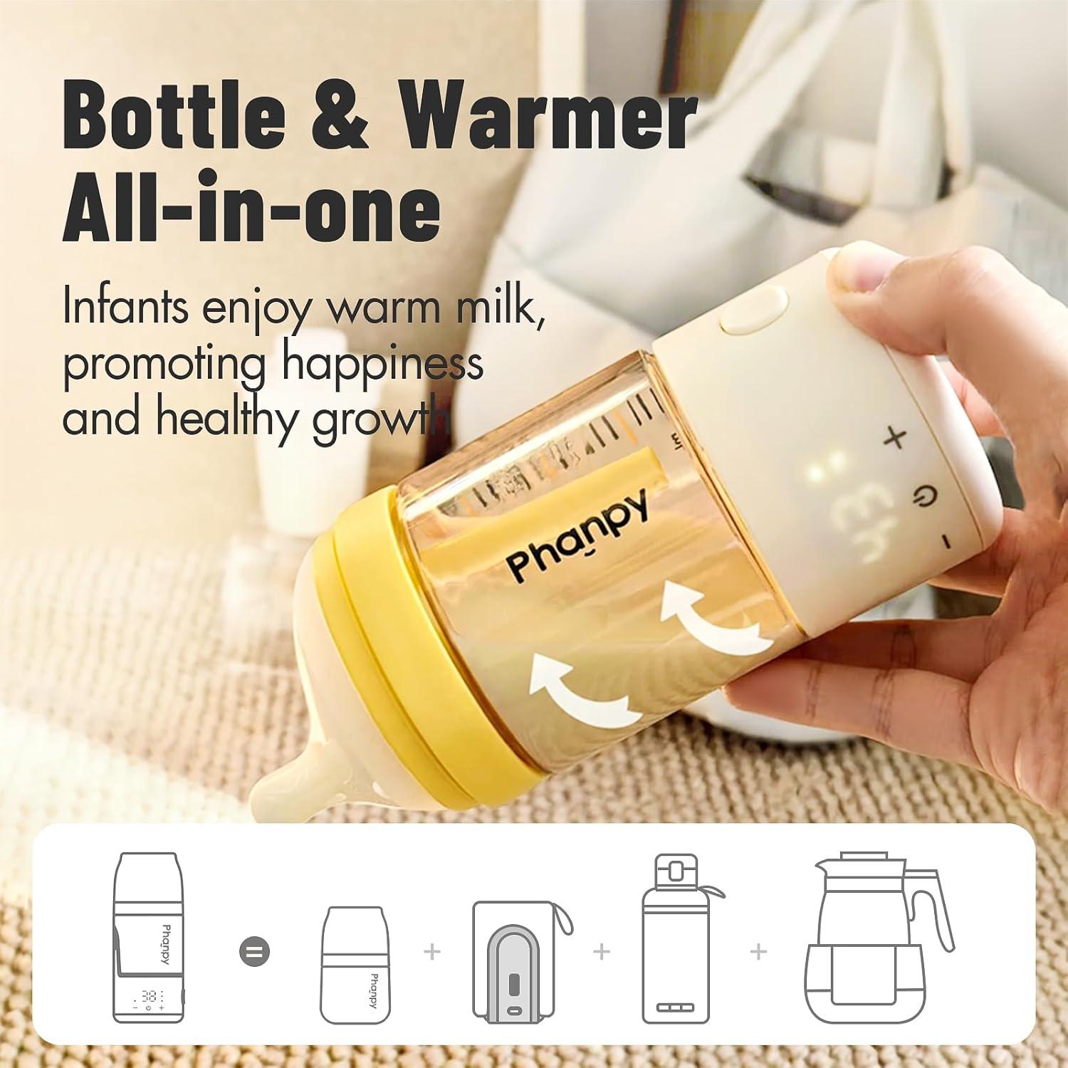 Calentador de Botellas Portátil Phanpy Anticólico 0.23 kg