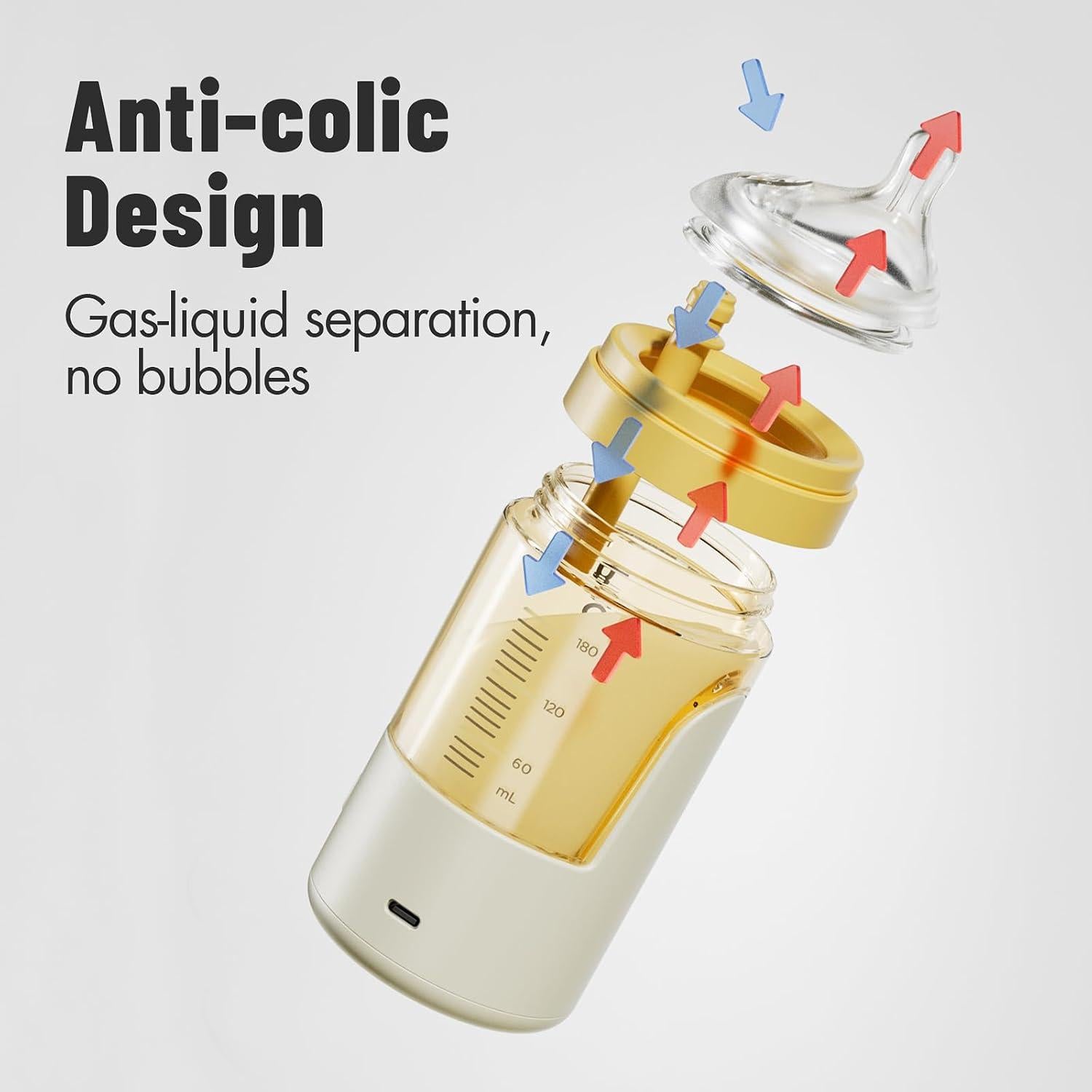 Calentador de Botellas Portátil Phanpy Anticólico 0.23 kg