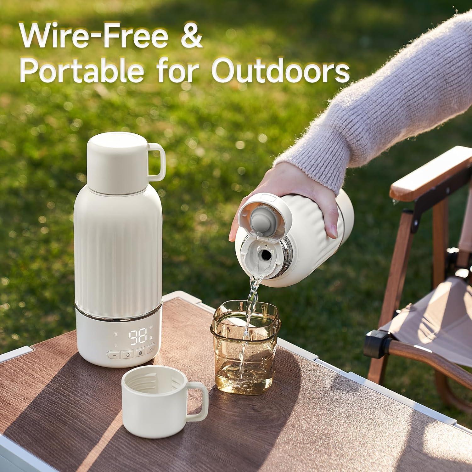 Calentador de Botellas Portátil Snow Bear 17oz 500ml Batería 10200mAh