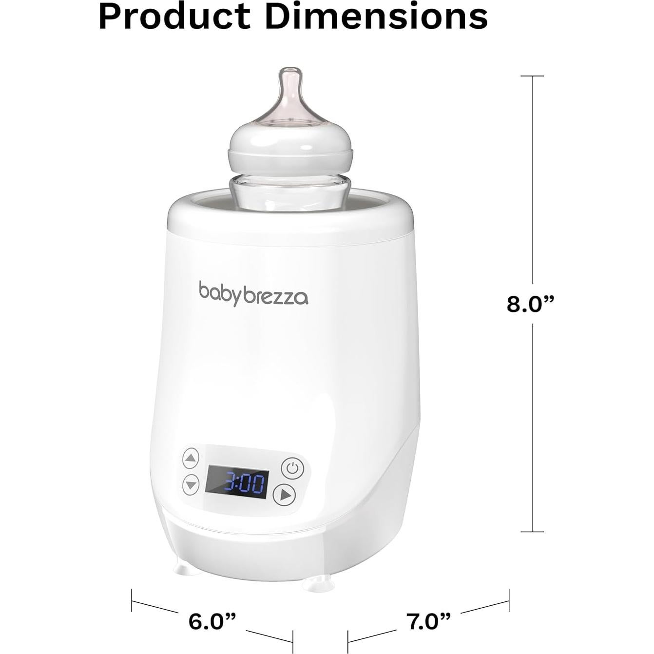 Calentador de Biberones Baby Brezza AirSwirl - Sin Agua, 100% Seco