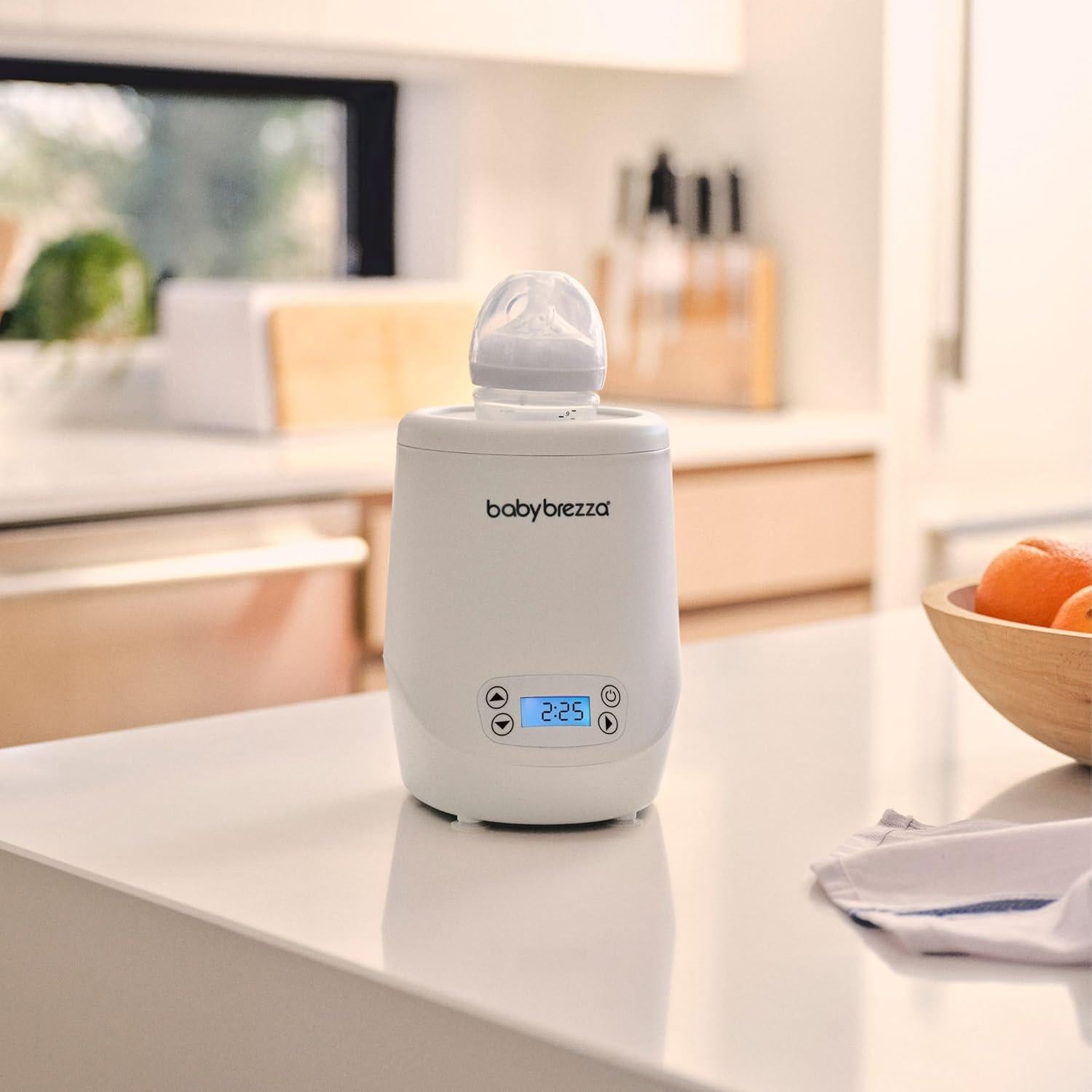 Calentador de Biberones Baby Brezza AirSwirl - Sin Agua, 100% Seco