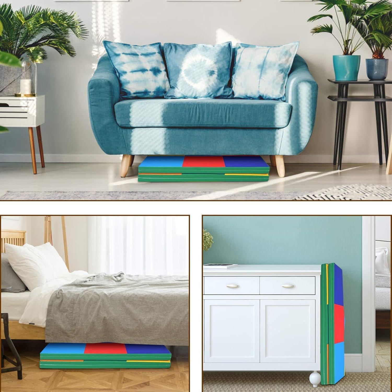 Alfombra de Espuma Plegable Costzon 147x147 cm Antideslizante