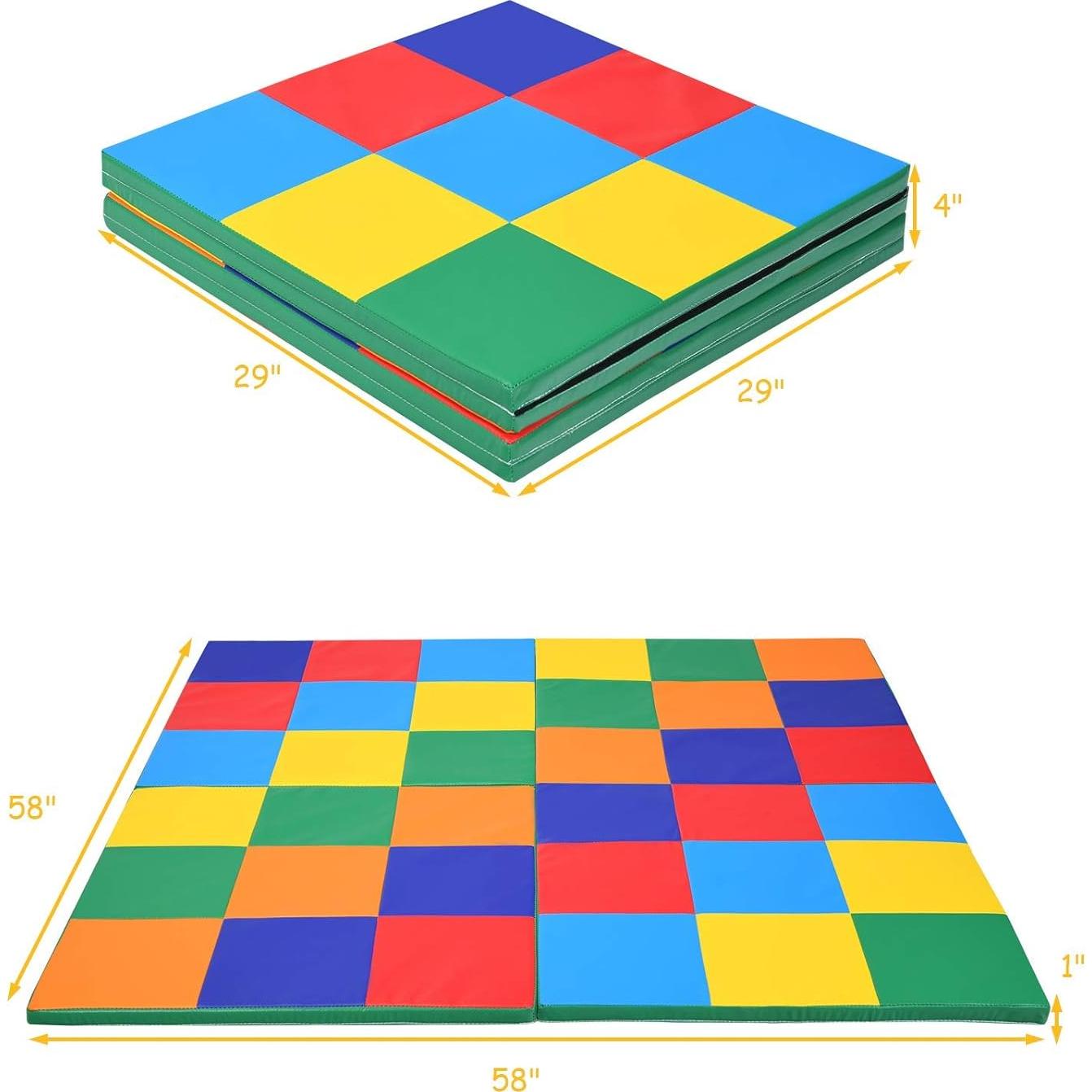 Alfombra de Espuma Plegable Costzon 147x147 cm Antideslizante