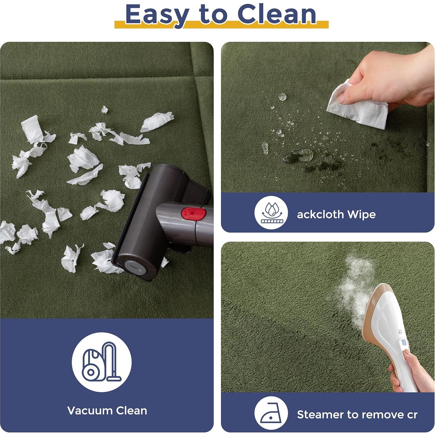 Alfombra de Juego MAXYOYO 200x200cm Verde Antideslizante