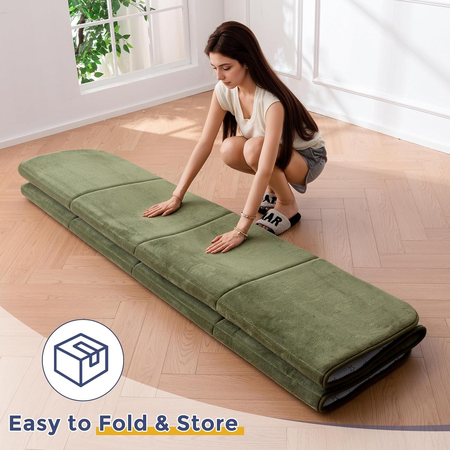 Alfombra de Juego MAXYOYO 200x200cm Verde Antideslizante