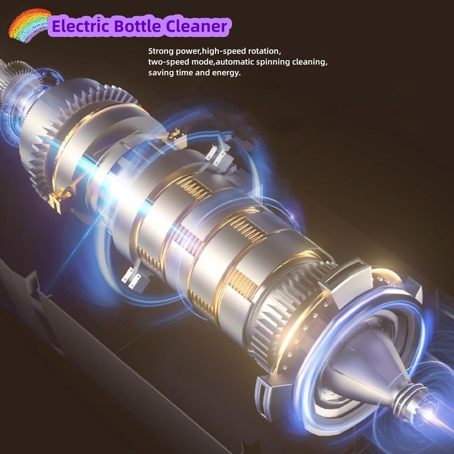 Juego de cepillos eléctricos Winforhour 6 en 1 para biberones