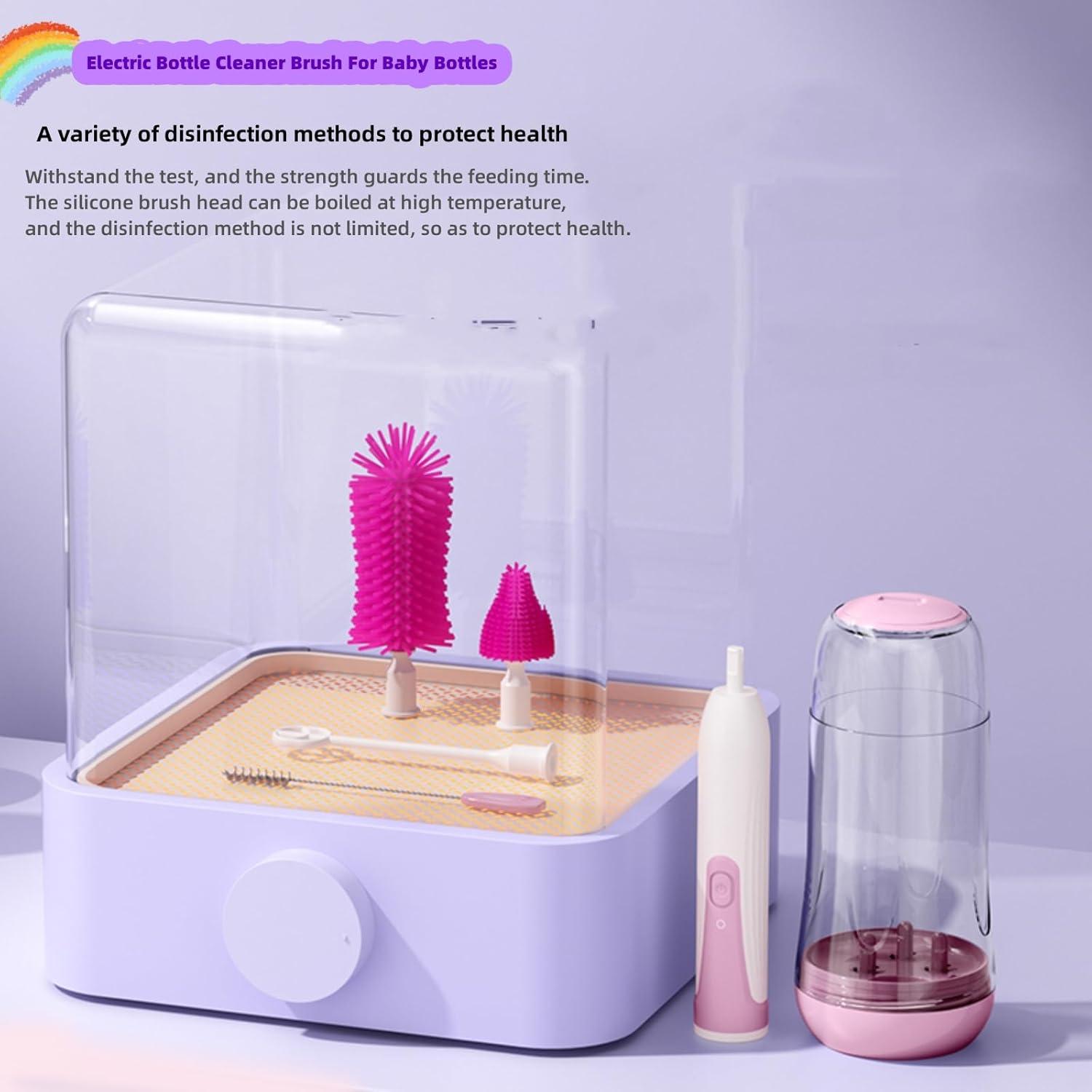 Juego de cepillos eléctricos Winforhour 6 en 1 para biberones