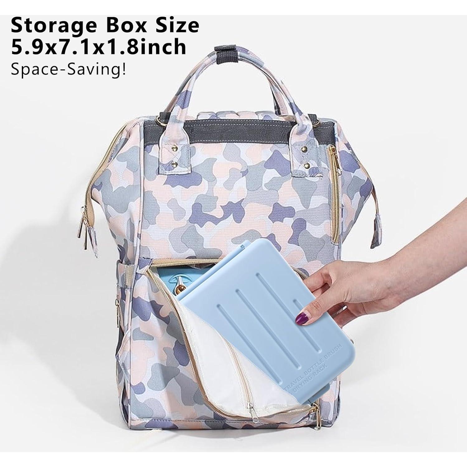 Kit de Cepillos Limpiadores de Biberones Ismosm Azul