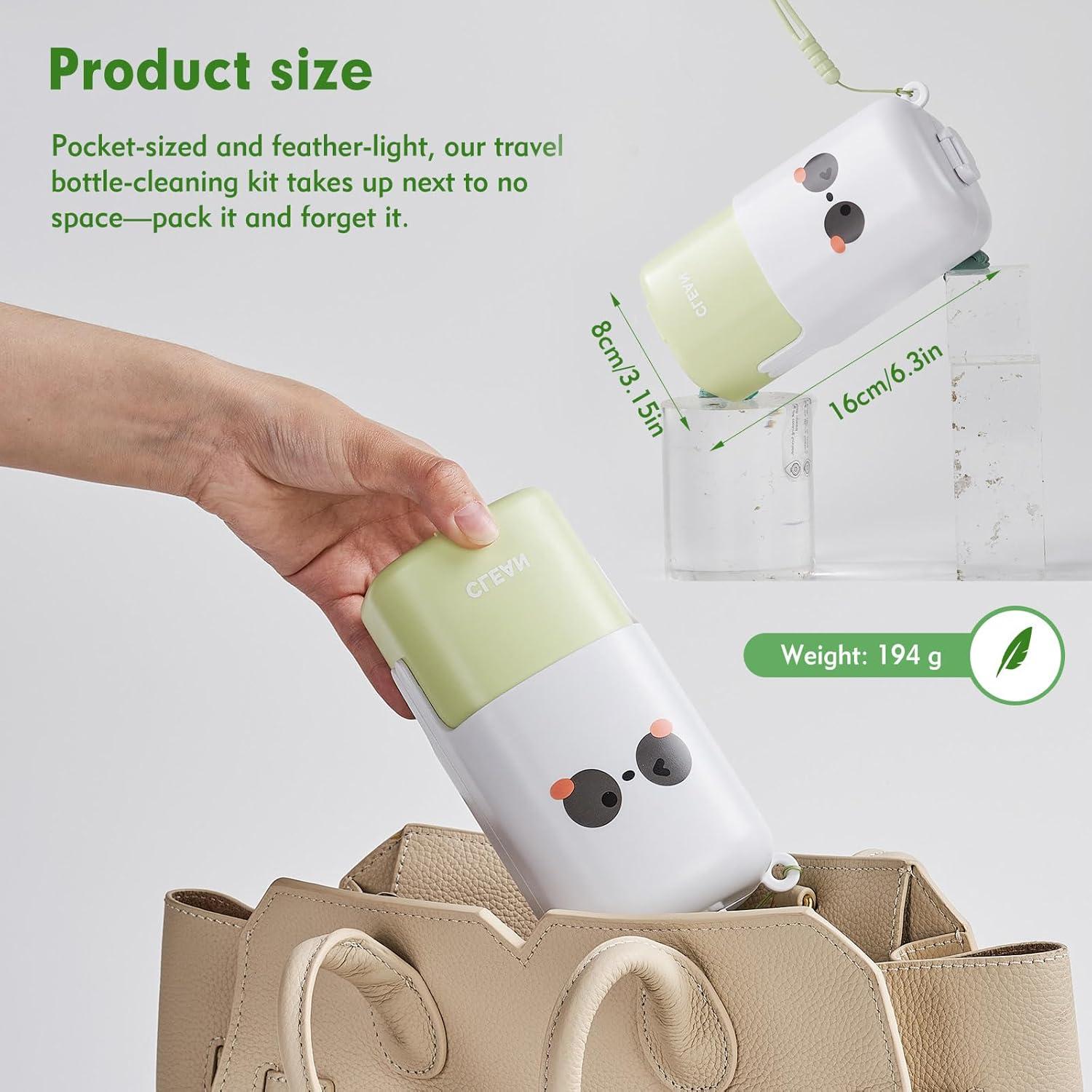 Juego de Cepillos para Biberones 7 en 1 NONENDU Verde