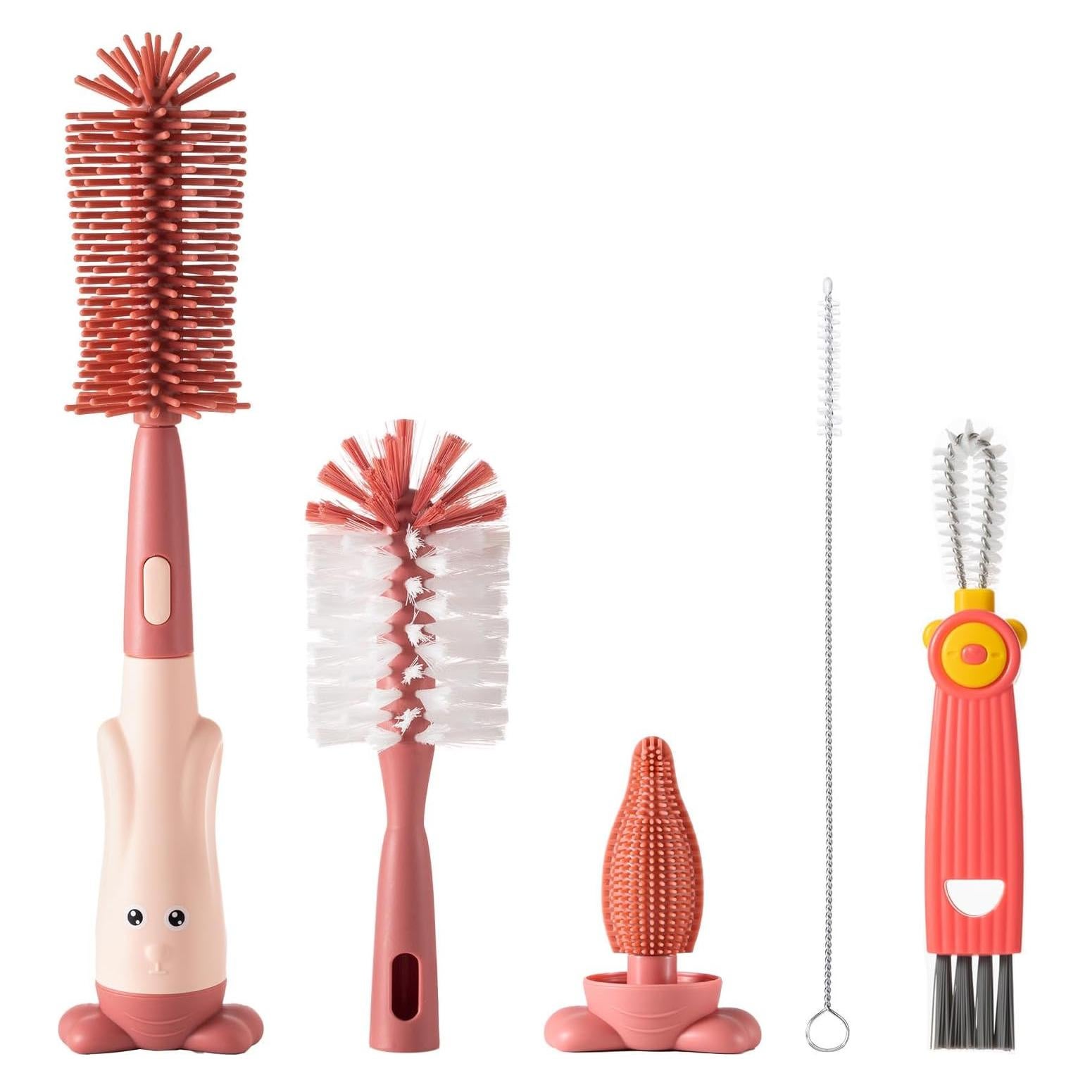 Juego de Cepillos para Biberones Ariseno 5 en 1 Libre de BPA