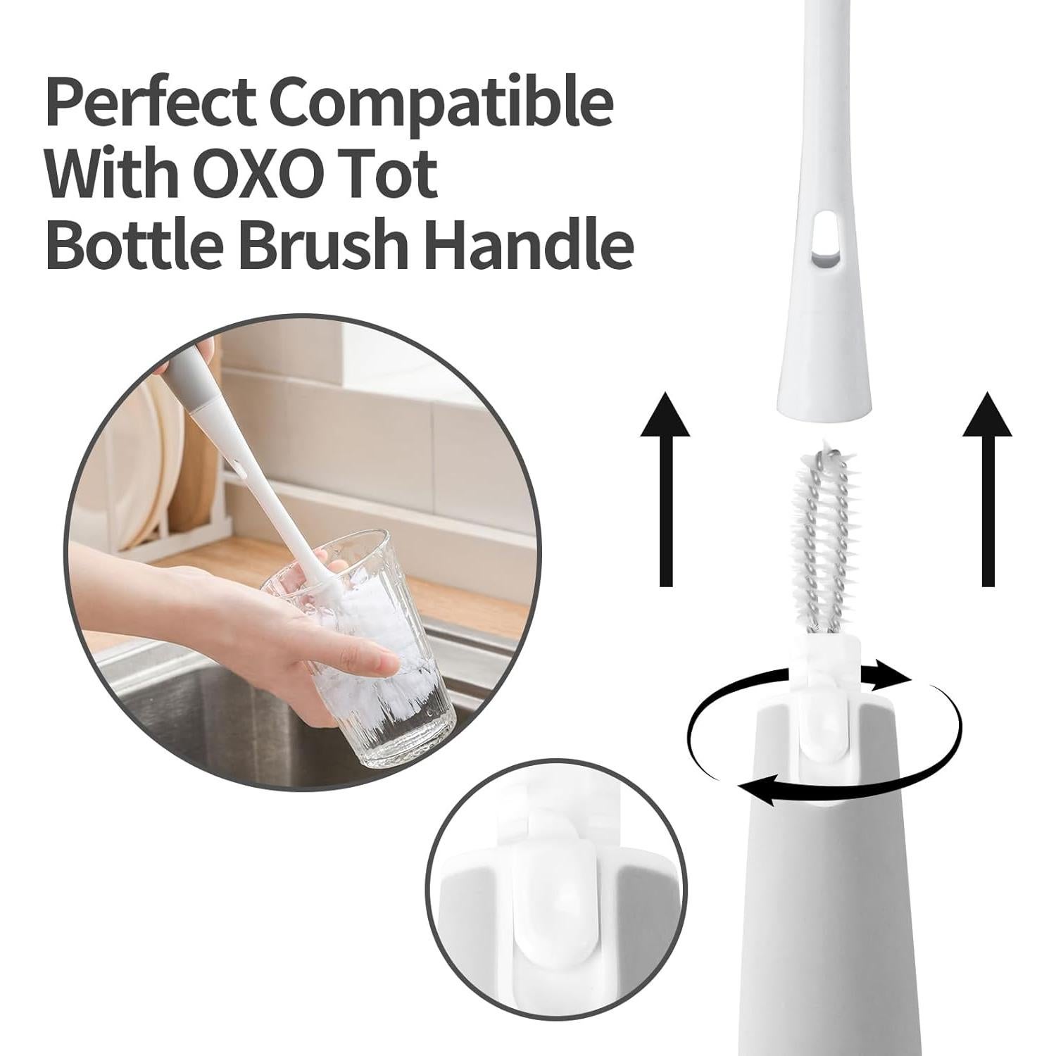 Cabezal de Repuesto para Cepillo de Botellas OXIETIN - Nylon