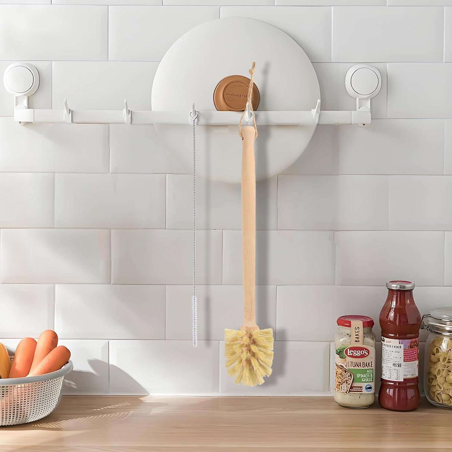 Cepillo de Botella Mango Largo BONUMVITA + Cepillo para Pajitas