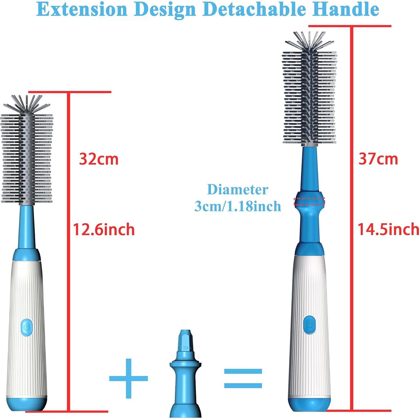 Cepillo Eléctrico para Botellas Camelcell, 1500mAh, Azul