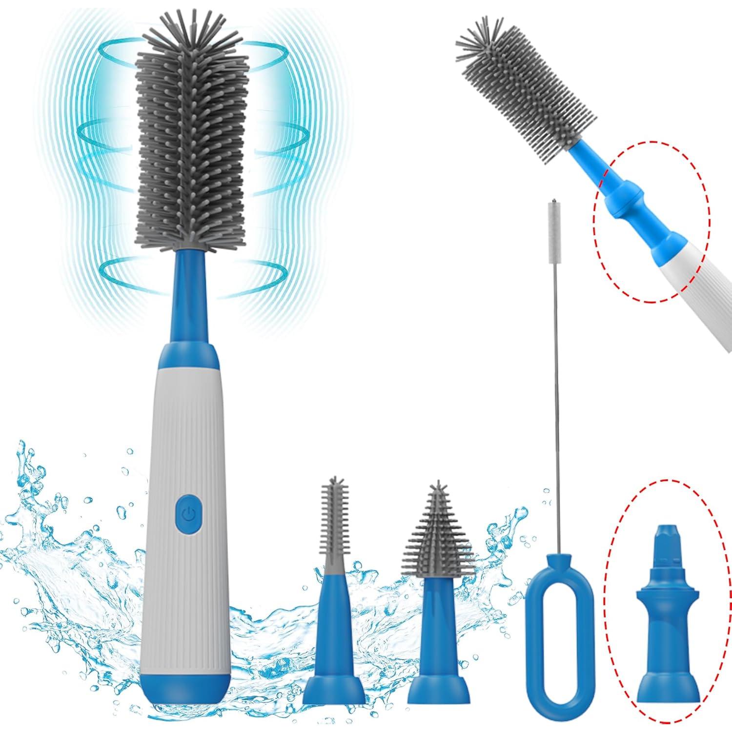 Cepillo Eléctrico para Botellas Camelcell, 1500mAh, Azul
