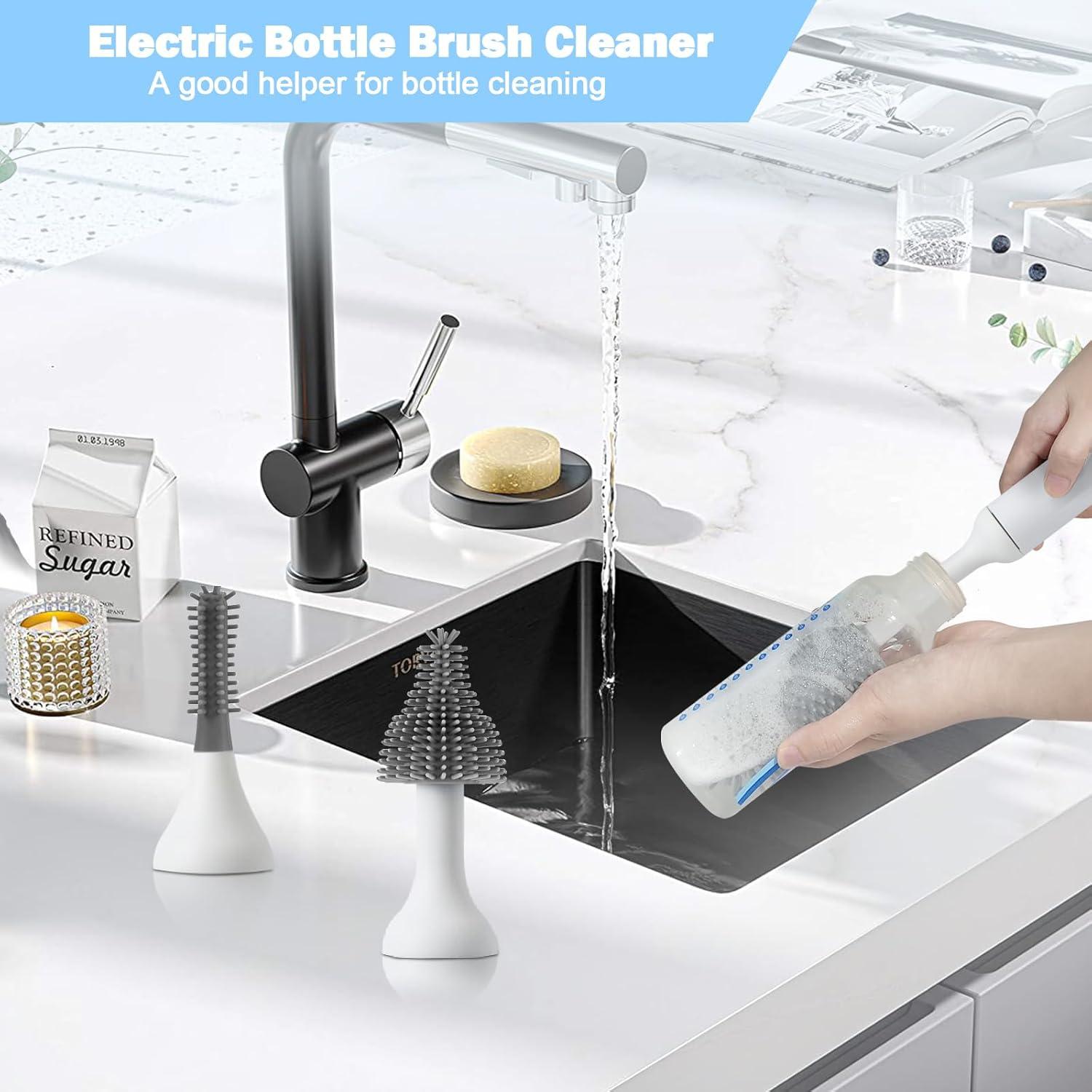 Juego de Limpiadores Eléctricos para Biberones WHNL - Blanco