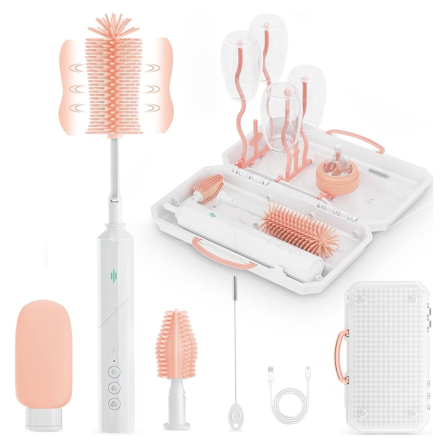 Limpiador Eléctrico de Biberones COZILO 8 en 1 Rosa