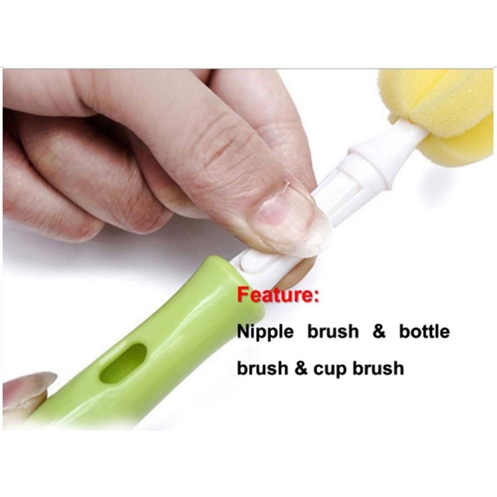 Cepillo de Limpieza para Chupete AKOAK con Cabezal Intercambiable