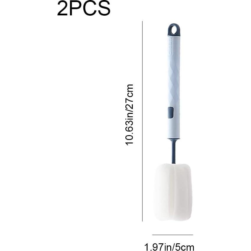 Esponja de Botella YidaSouko 2PCS con Mango Reemplazable