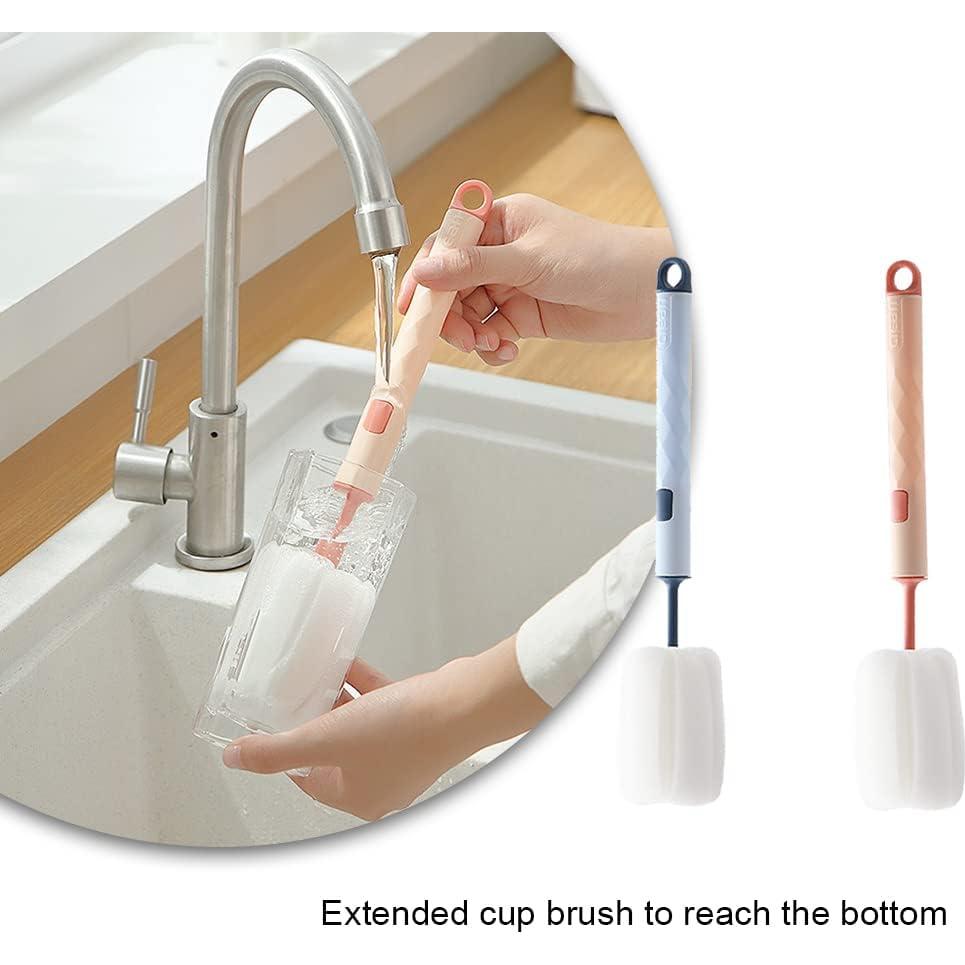 Esponja de Botella YidaSouko 2PCS con Mango Reemplazable