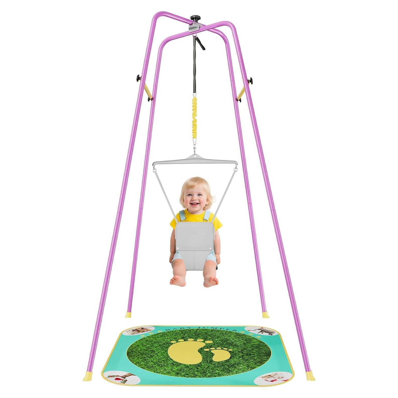 Saltador para Bebés EL&IT·Wings Púrpura Ajustable 6-24 Meses