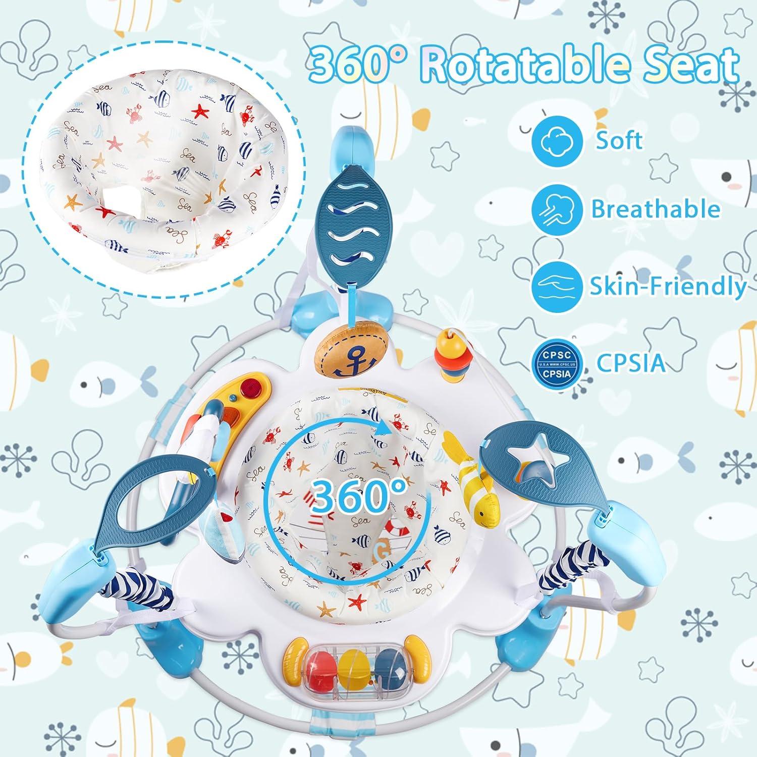 Centro de Actividad para Bebés Otrolepota 3 en 1 con Música