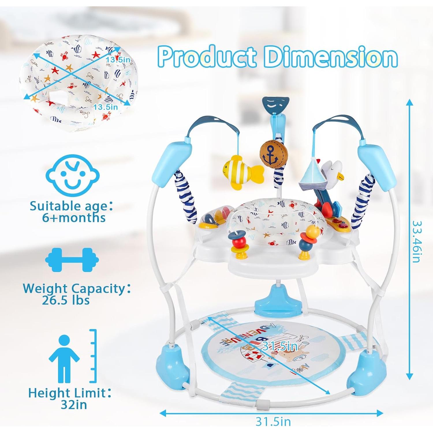 Centro de Actividad para Bebés Otrolepota 3 en 1 con Música