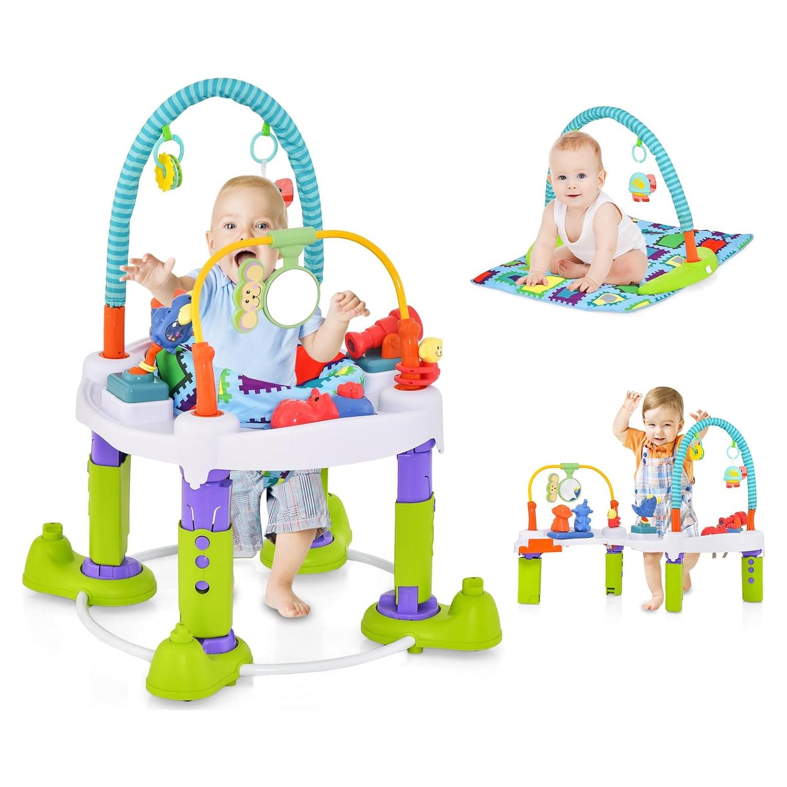 HONEY JOY Centro de Actividades 4 en 1 para Bebés Verde