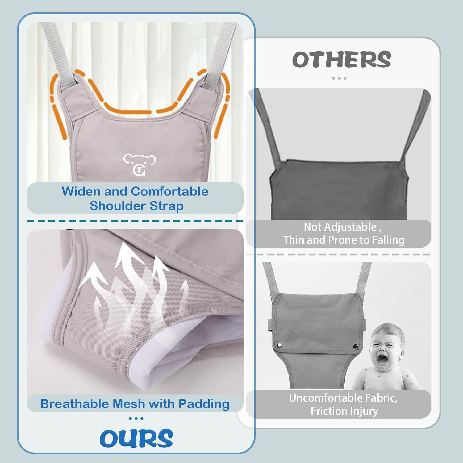 Saltador de puerta para bebés G TALECO GEAR con alfombra suave