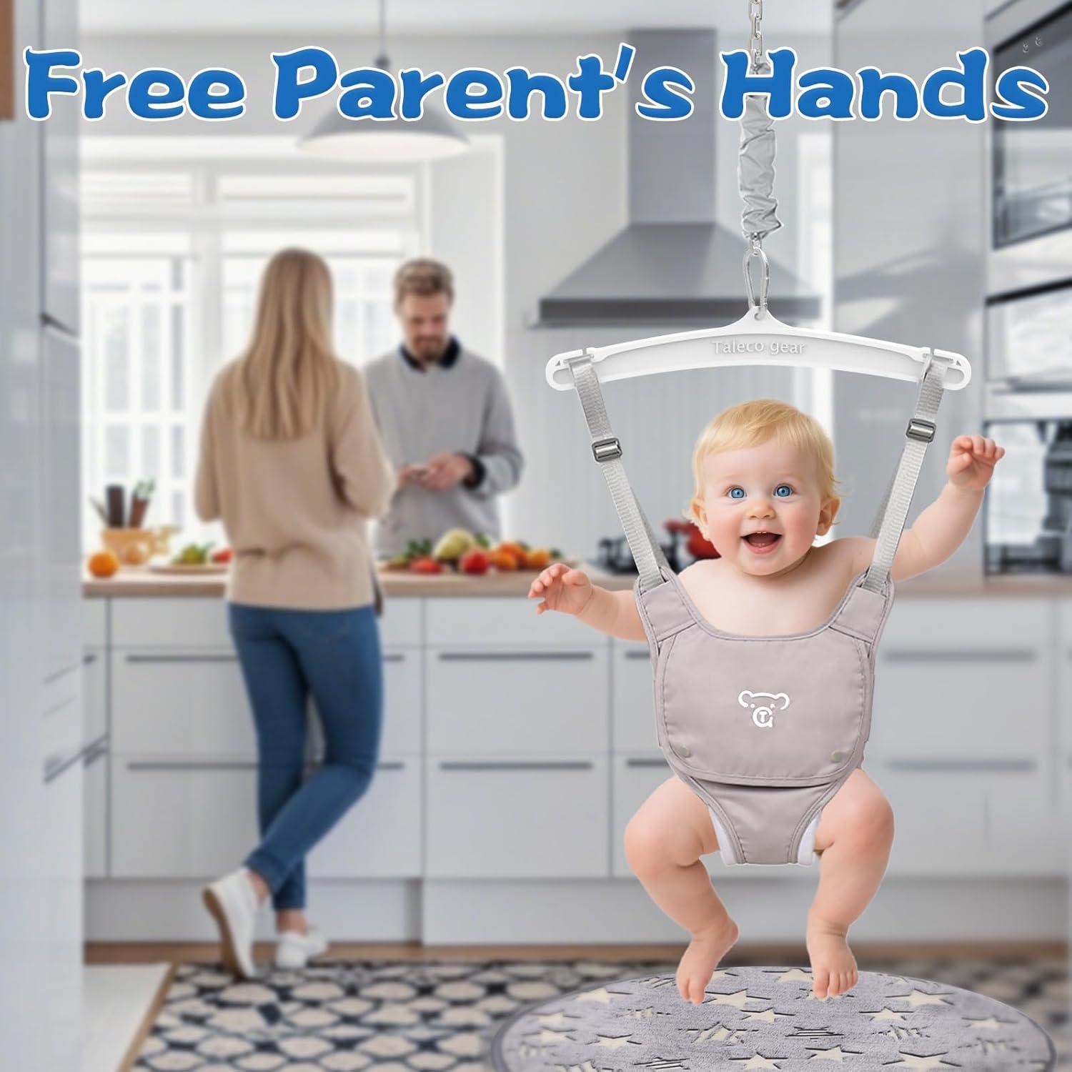 Saltador de puerta para bebés G TALECO GEAR con alfombra suave