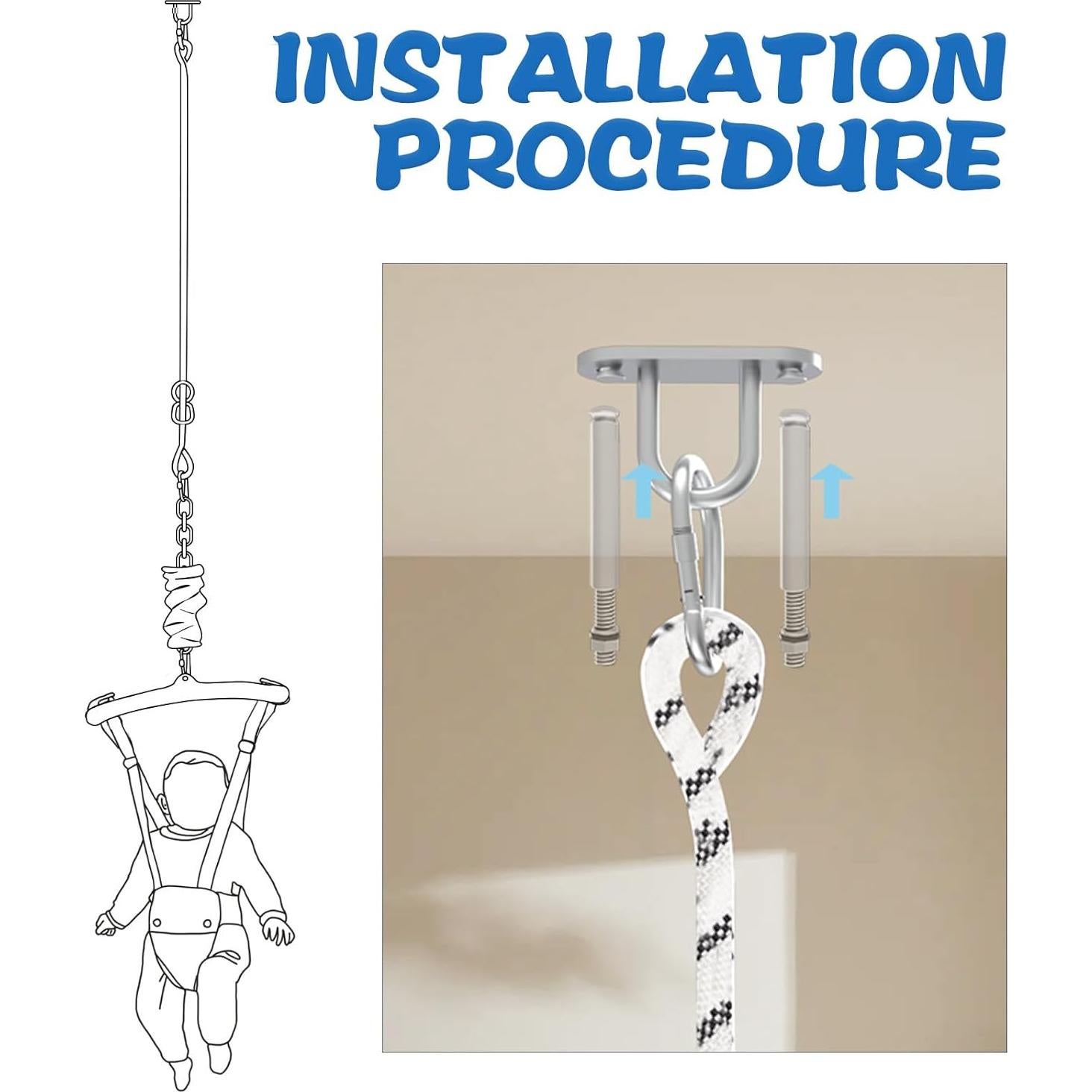 Saltador de puerta para bebés G TALECO GEAR con alfombra suave