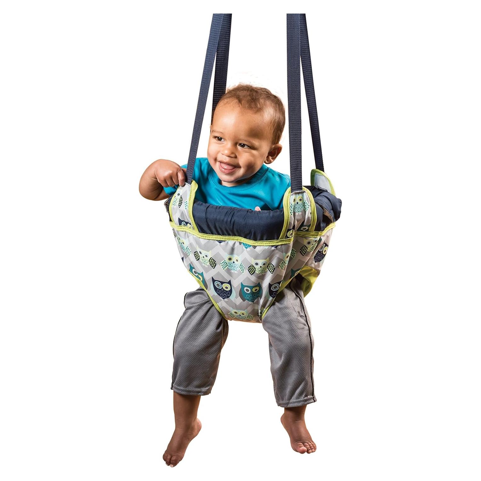 Saltador de puerta Evenflo Johnny Jumper Búho 1.22 kg