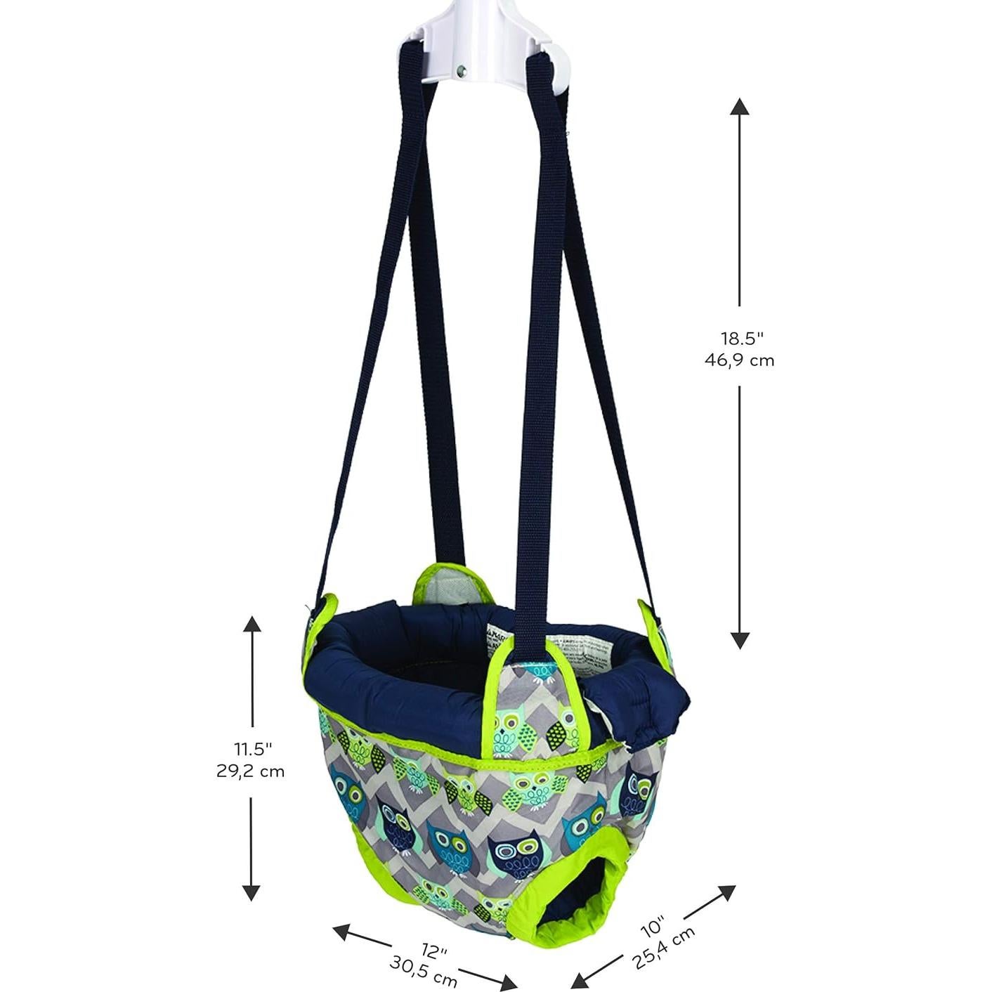 Saltador de puerta Evenflo Johnny Jumper Búho 1.22 kg