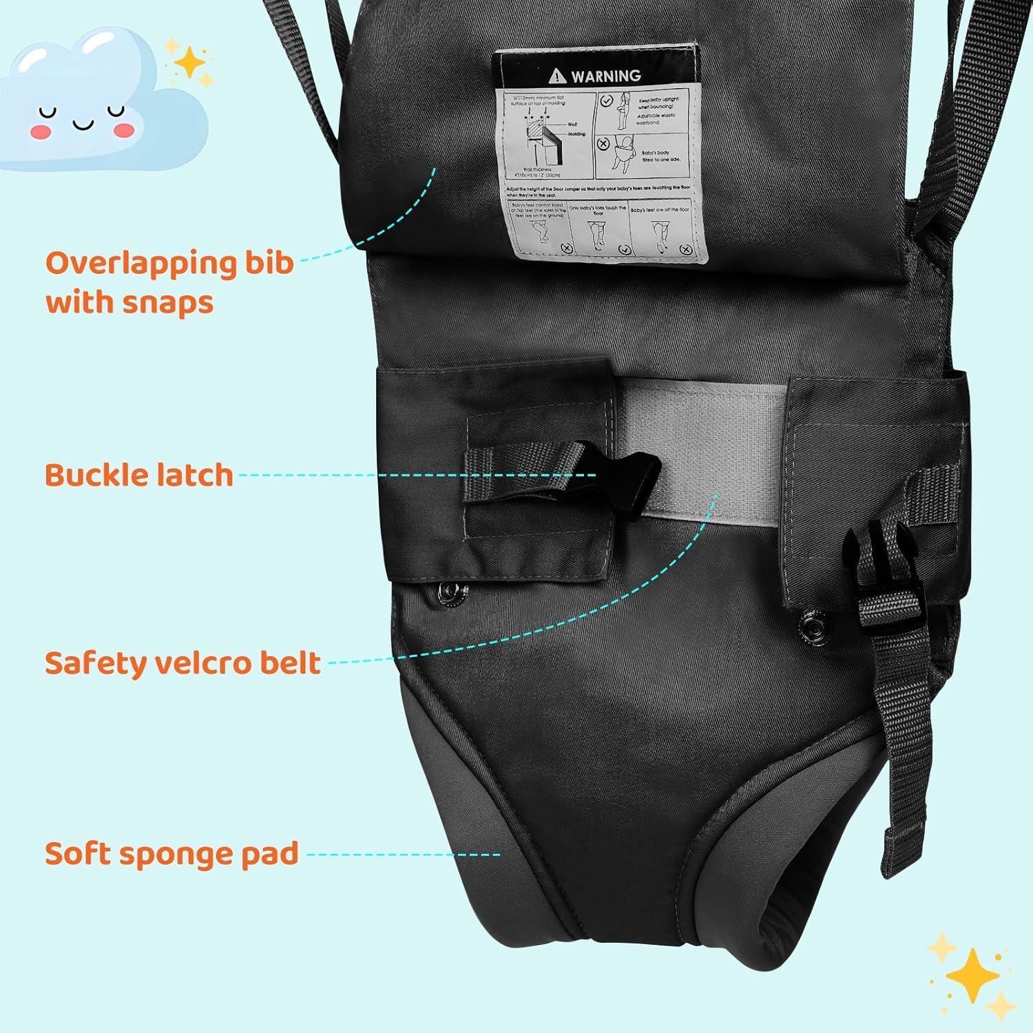 Saltador de Puerta Cowiewie 2 en 1 para Bebés Ajustable