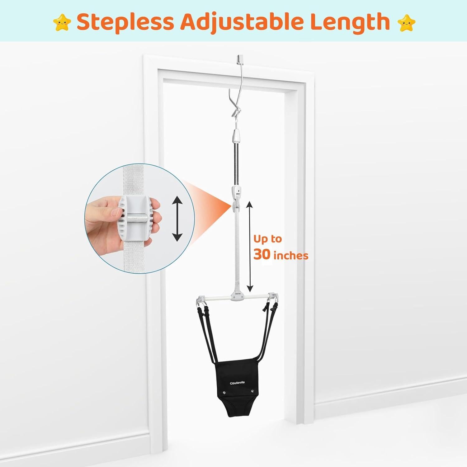 Saltador de Puerta Cowiewie 2 en 1 para Bebés Ajustable