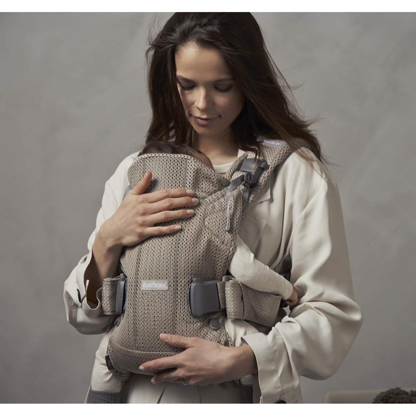 Portabebés BABYBJÖRN One Air Malla 3D Greige 2019
