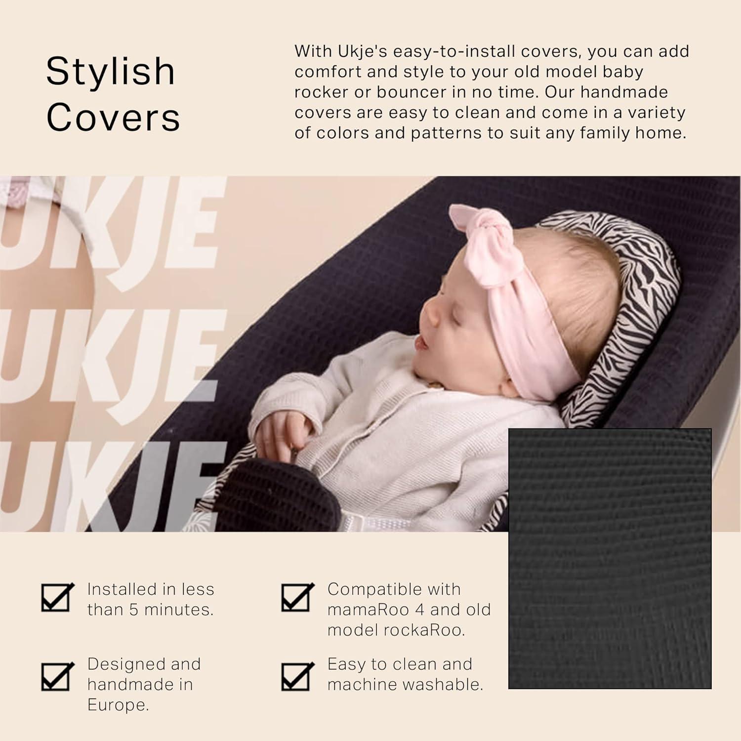 Cubierta para Mecedora de Bebé UKJE - Compatible con Mamaroo 4