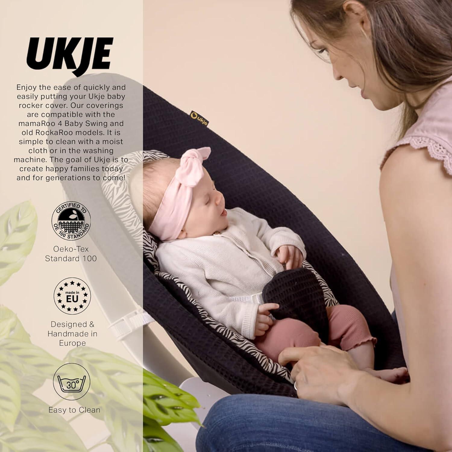 Cubierta para Mecedora de Bebé UKJE - Compatible con Mamaroo 4