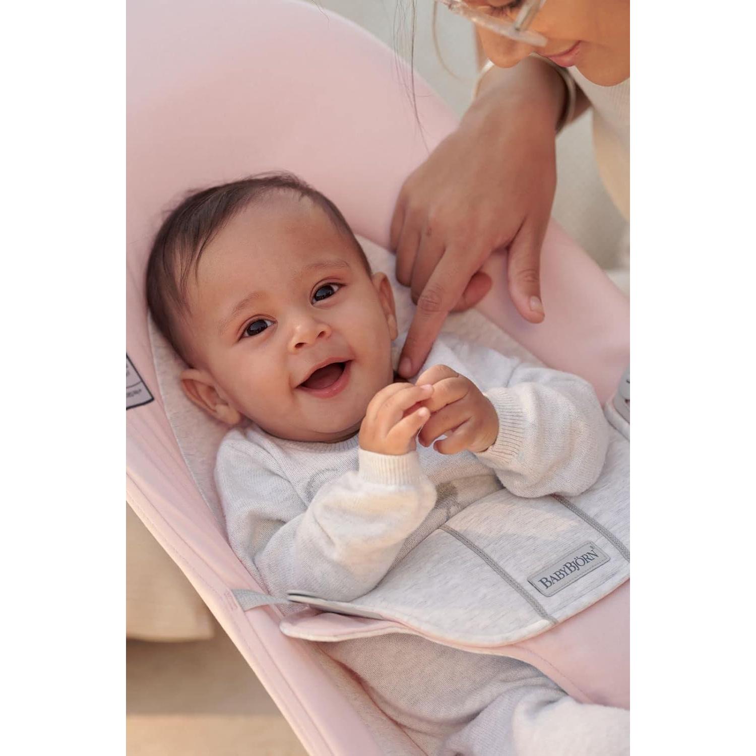 Silla de Balance BabyBjörn Balance Soft Rosa 2-en-1 Ajustable