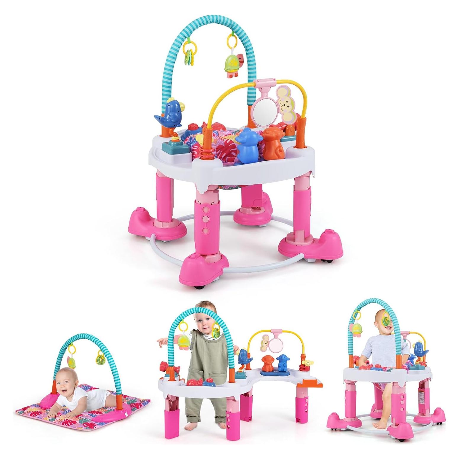 Centro de Actividades 5 en 1 INFANS para Bebés Rosa