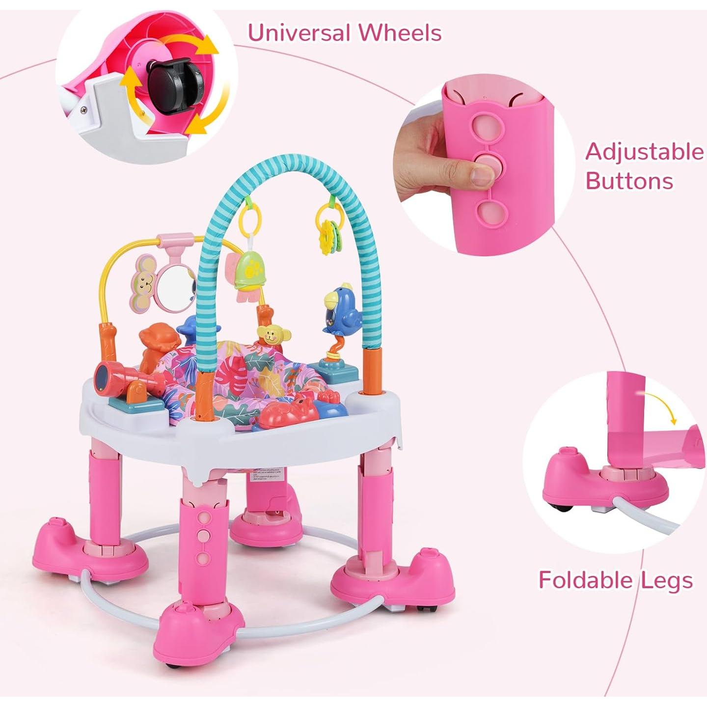 Centro de Actividades 5 en 1 INFANS para Bebés Rosa