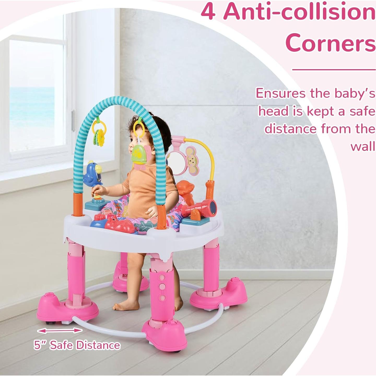 Centro de Actividades 5 en 1 INFANS para Bebés Rosa